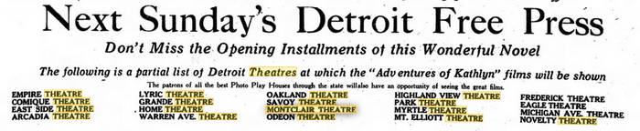 Empire Theatre - 1913 Mention Of Theater In Newspaper (newer photo)